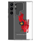 The Tractor Mugs Store Massey 760 Combine Harvester | Clear Case for Samsung® Quality Farmers Merch