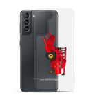 The Tractor Mugs Store Massey 760 Combine Harvester | Clear Case for Samsung® Quality Farmers Merch