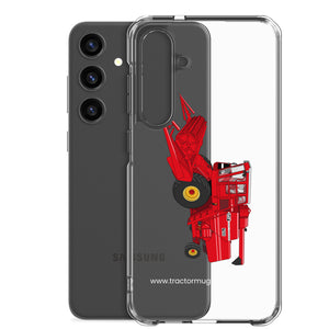 The Tractor Mugs Store Massey 760 Combine Harvester | Clear Case for Samsung® Quality Farmers Merch