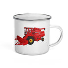 The Tractor Mugs Store Massey 760 Combine Harvester | Enamel Mug Quality Farmers Merch