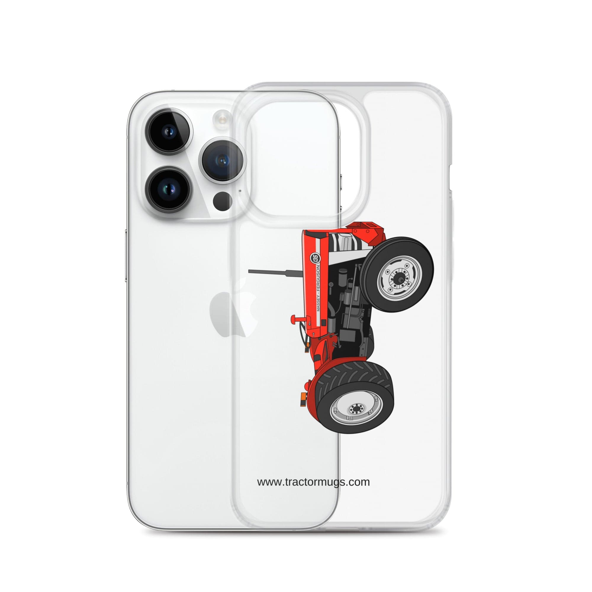 The Tractor Mugs Store Massey Ferguson 135  |  Clear Case for iPhone® Quality Farmers Merch