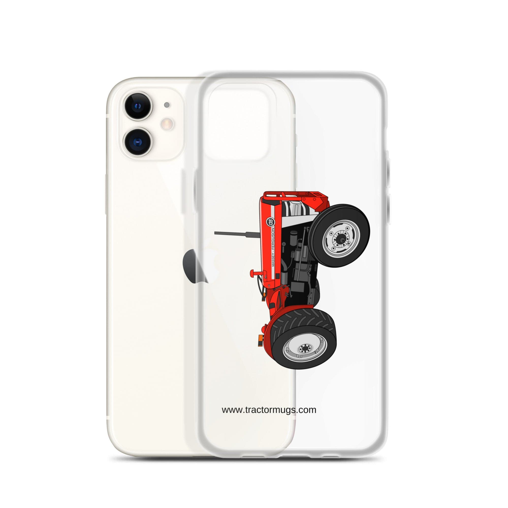 The Tractor Mugs Store Massey Ferguson 135  |  Clear Case for iPhone® Quality Farmers Merch