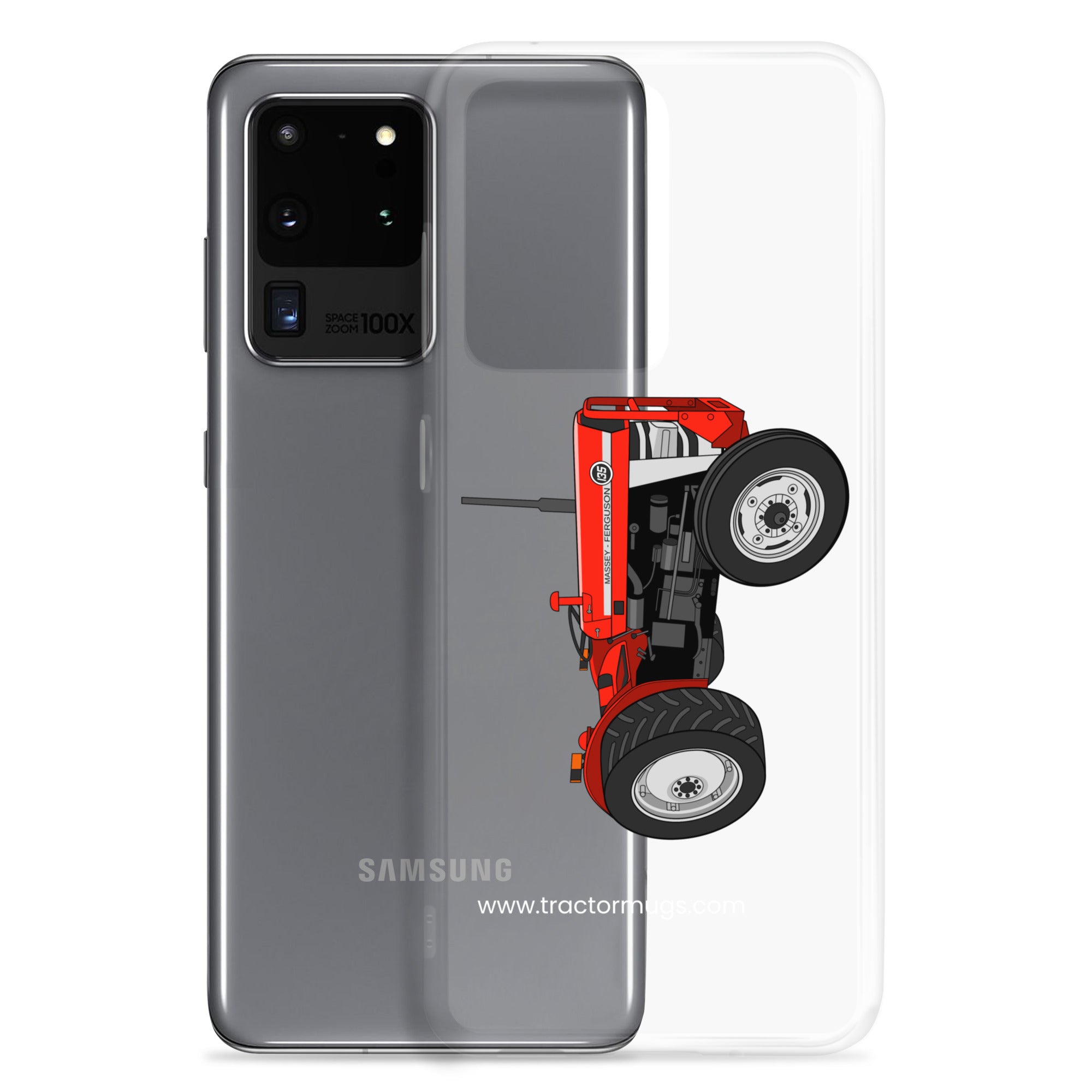 The Tractor Mugs Store Massey Ferguson 135  |  Clear Case for Samsung® Quality Farmers Merch