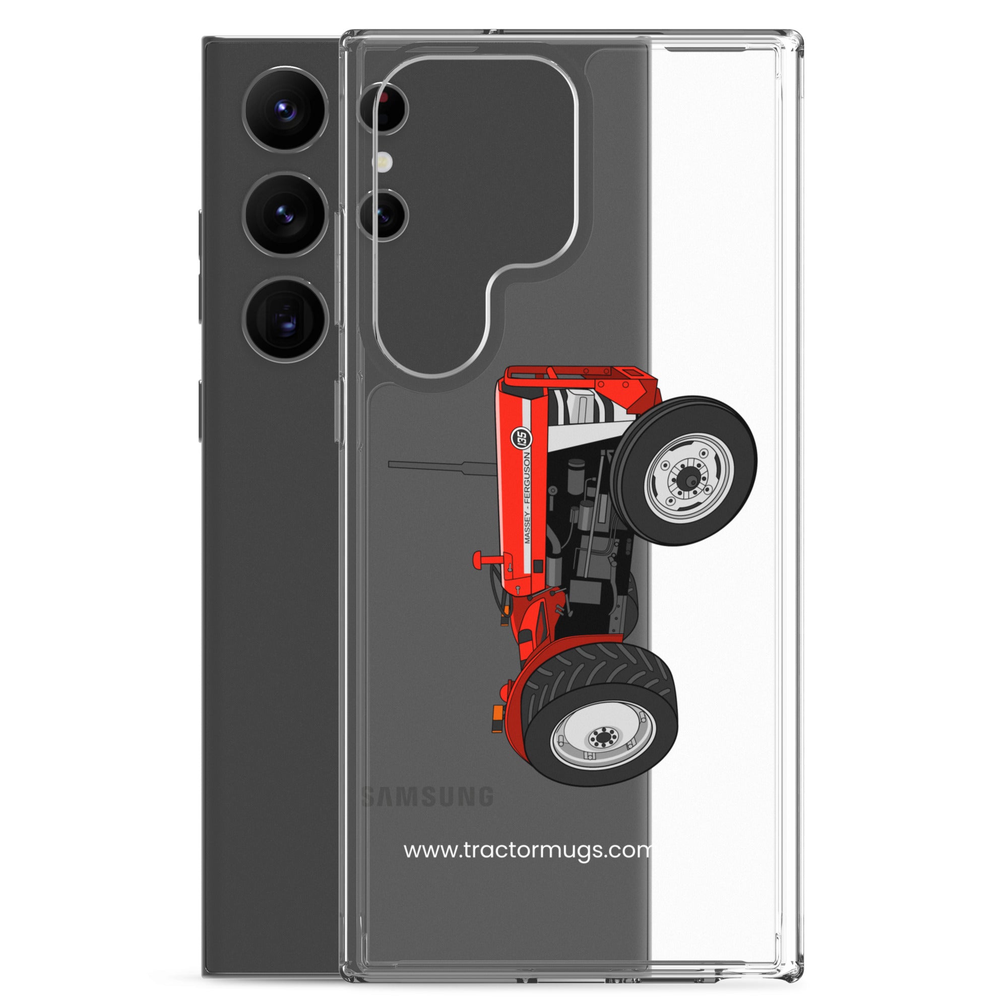 The Tractor Mugs Store Massey Ferguson 135  |  Clear Case for Samsung® Quality Farmers Merch