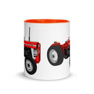 The Tractor Mugs Store Massey Ferguson 135 | Mug with Color Inside Quality Farmers Merch