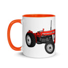 The Tractor Mugs Store Massey Ferguson 135 | Mug with Color Inside Quality Farmers Merch
