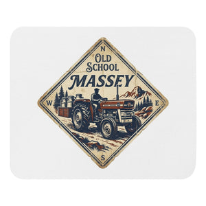 The Tractor Mugs Store Massey Ferguson 135 OLD SCHOOL MASSEY Heritage | Mouse Mat Quality Farmers Merch