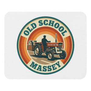 The Tractor Mugs Store Massey Ferguson 135 OLD SCHOOL MASSEY Retro | Mouse Mat Quality Farmers Merch