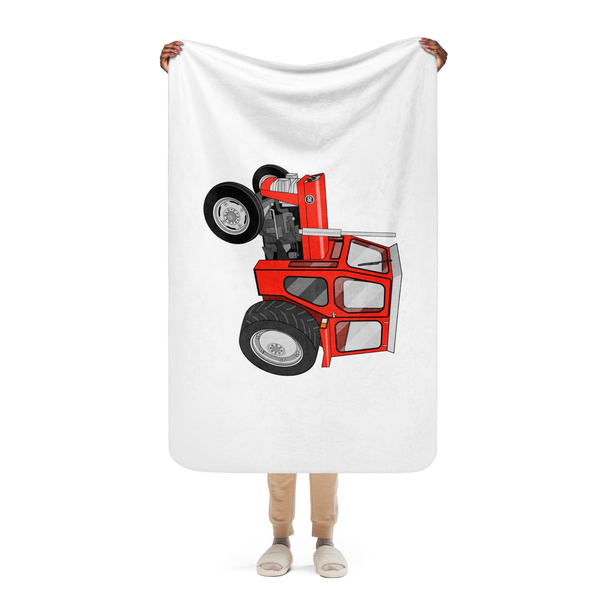 The Tractor Mugs Store Massey Ferguson 135 | Sherpa blanket Quality Farmers Merch