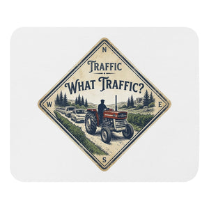 The Tractor Mugs Store Massey Ferguson 135 TRAFFIC WHAT TRAFFIC? Heritage | Mouse Mat Quality Farmers Merch