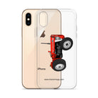 The Tractor Mugs Store Massey Ferguson 135 with cab  |  Clear Case for iPhone® Quality Farmers Merch
