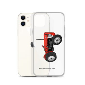 The Tractor Mugs Store Massey Ferguson 135 with cab  |  Clear Case for iPhone® Quality Farmers Merch
