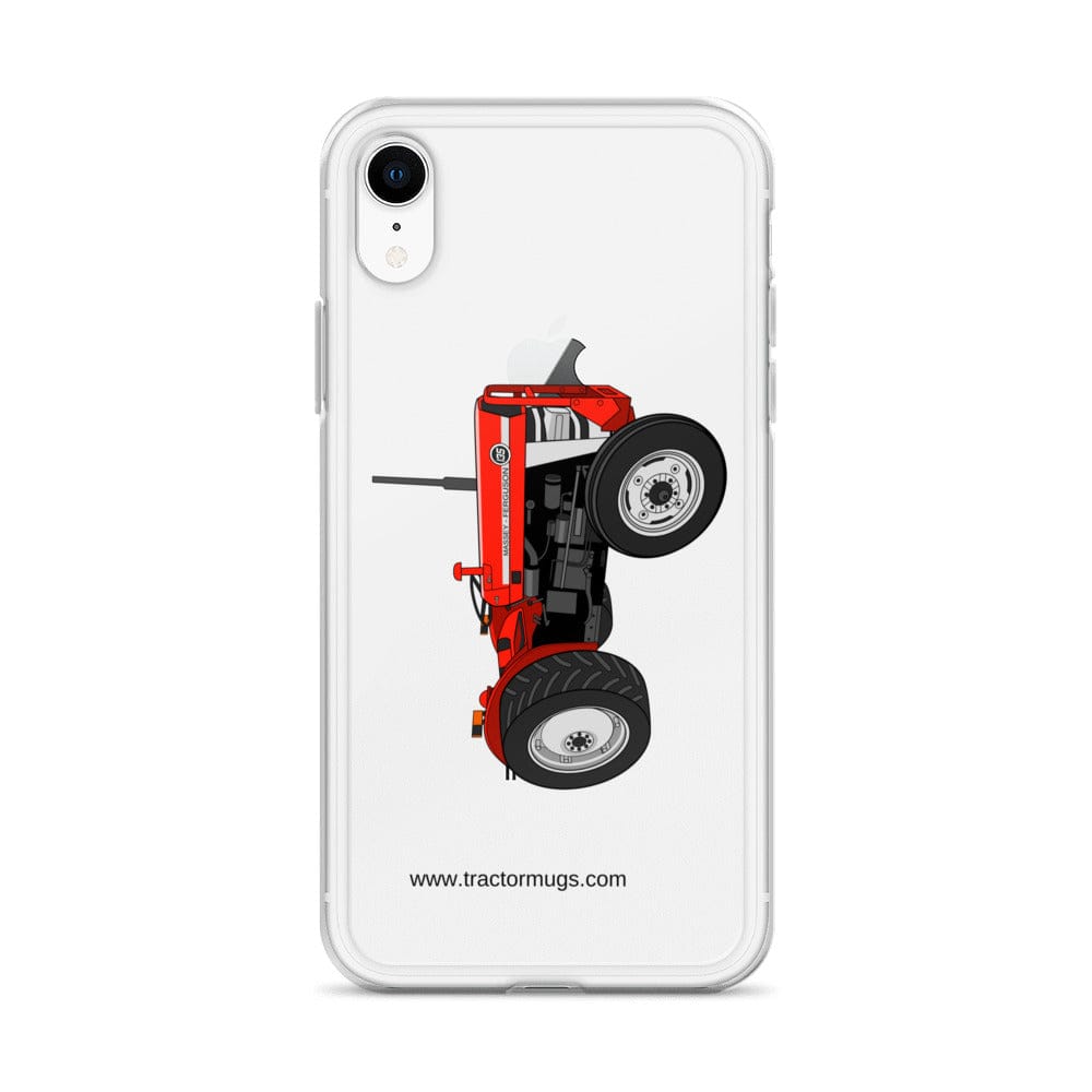 The Tractor Mugs Store Massey Ferguson 135 with cab  |  Clear Case for iPhone® Quality Farmers Merch