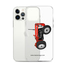 The Tractor Mugs Store Massey Ferguson 135 with cab  |  Clear Case for iPhone® Quality Farmers Merch