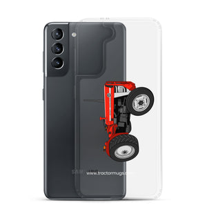 The Tractor Mugs Store Massey Ferguson 135 with cab  | Clear Case for Samsung® Quality Farmers Merch