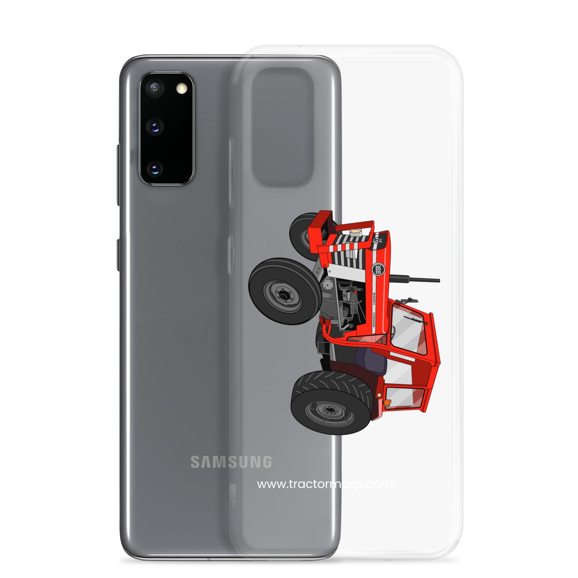 The Tractor Mugs Store Massey Ferguson 168   |  Clear Case for Samsung® Quality Farmers Merch