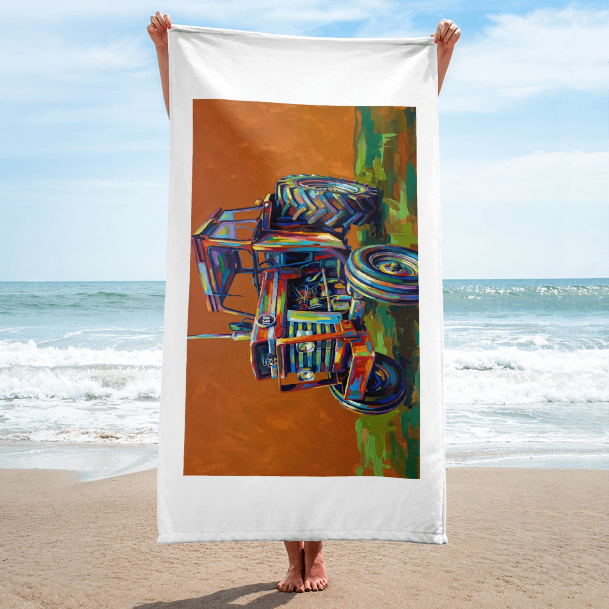 The Tractor Mugs Store Massey Ferguson 168 | Splash Art Towel Quality Farmers Merch