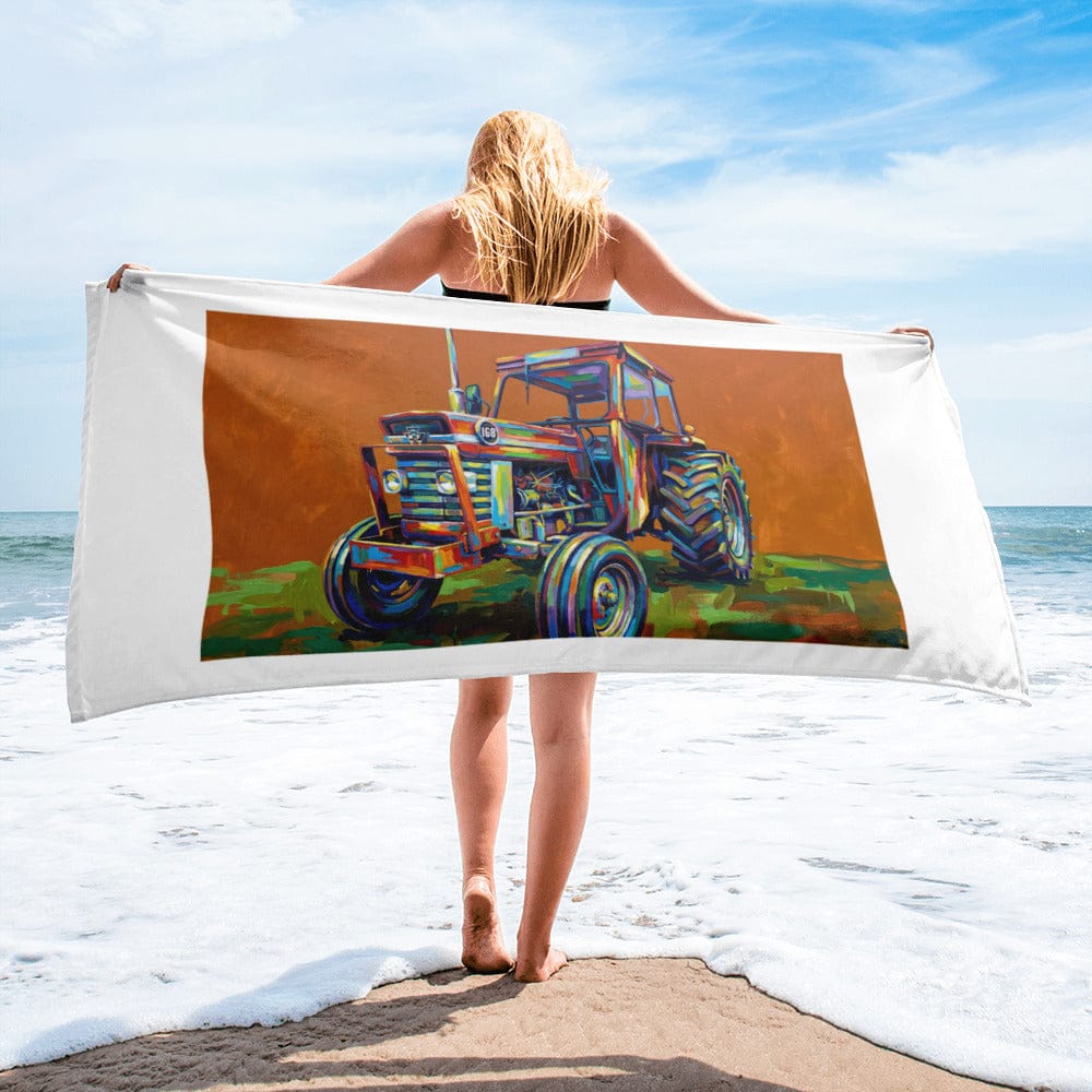 The Tractor Mugs Store Massey Ferguson 168 | Splash Art Towel Quality Farmers Merch
