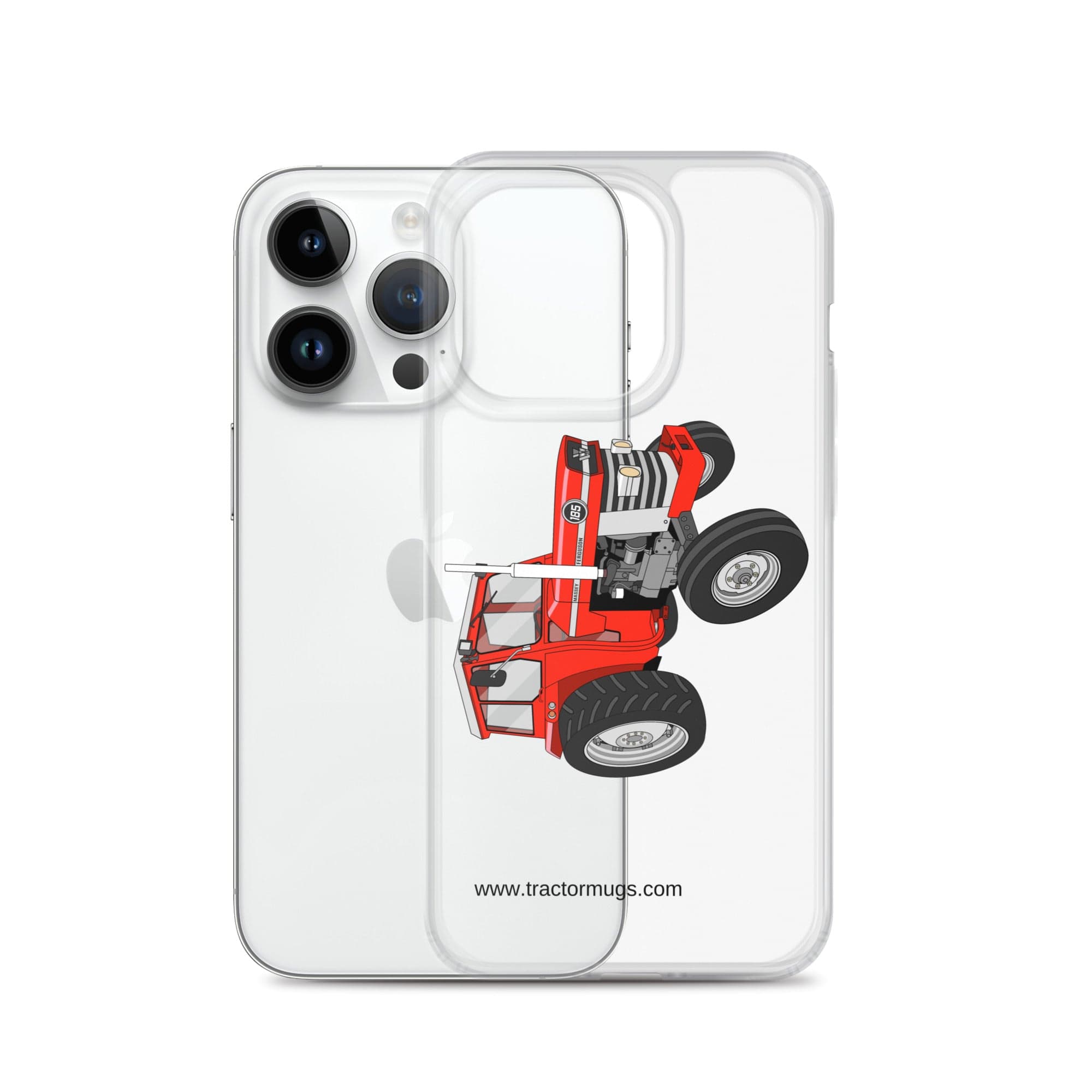 The Tractor Mugs Store Massey Ferguson 185  |  Clear Case for iPhone® Quality Farmers Merch