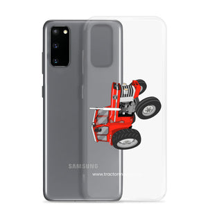 The Tractor Mugs Store Massey Ferguson 185  |  Clear Case for Samsung® Quality Farmers Merch