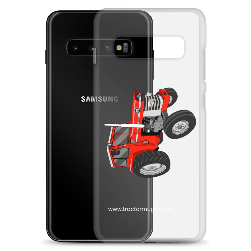 The Tractor Mugs Store Massey Ferguson 185  |  Clear Case for Samsung® Quality Farmers Merch