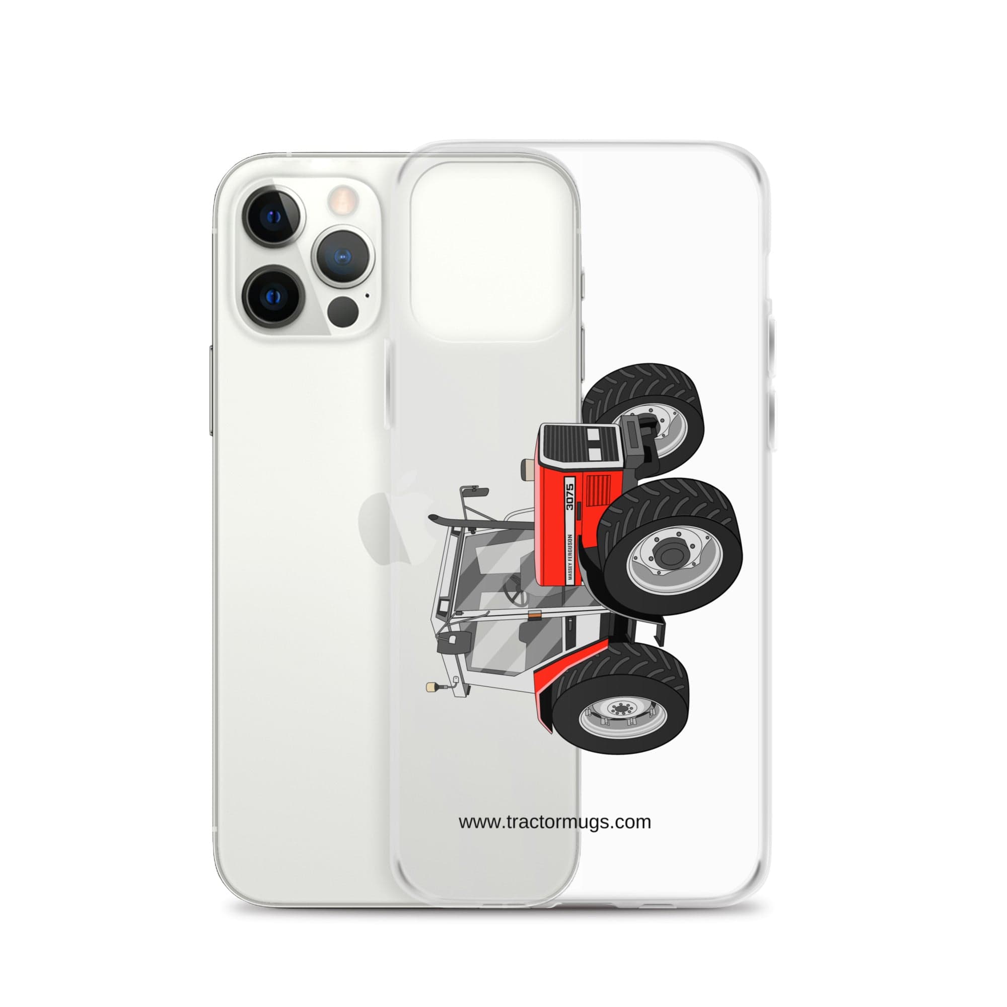 The Tractor Mugs Store Massey Ferguson 3075 |  Clear Case for iPhone® Quality Farmers Merch
