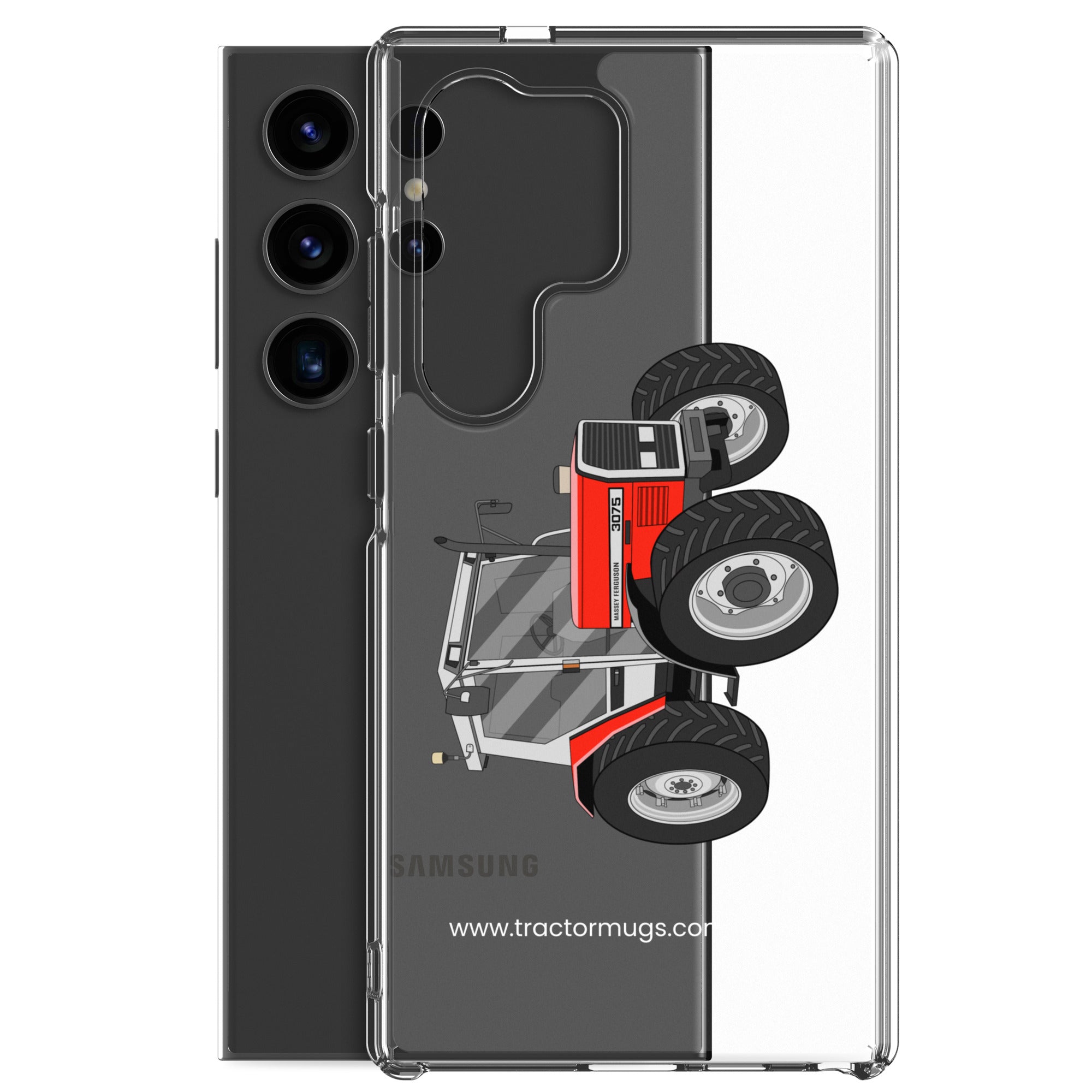 The Tractor Mugs Store Massey Ferguson 3075  |  Clear Case for Samsung® Quality Farmers Merch