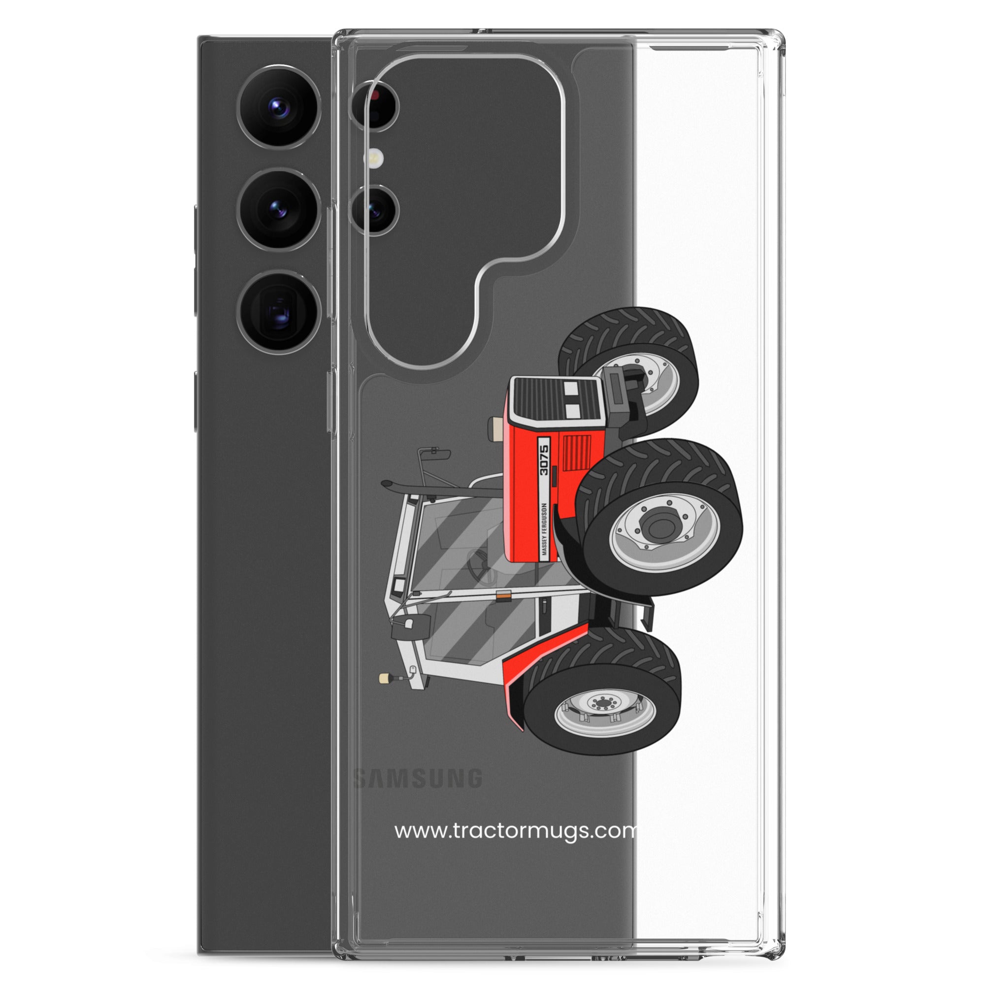 The Tractor Mugs Store Massey Ferguson 3075  |  Clear Case for Samsung® Quality Farmers Merch