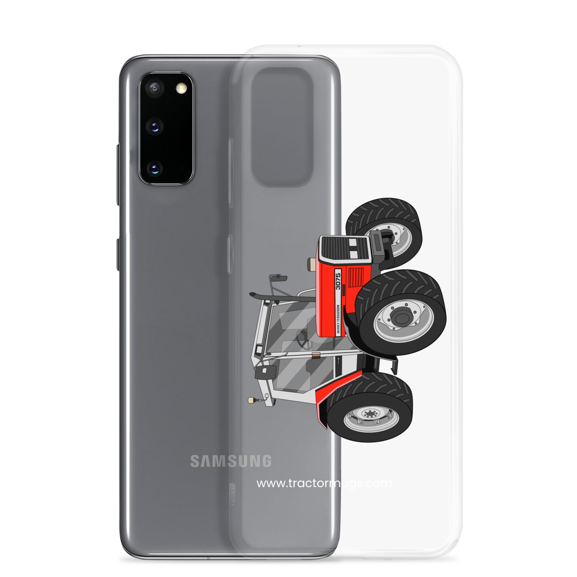The Tractor Mugs Store Massey Ferguson 3075  |  Clear Case for Samsung® Quality Farmers Merch