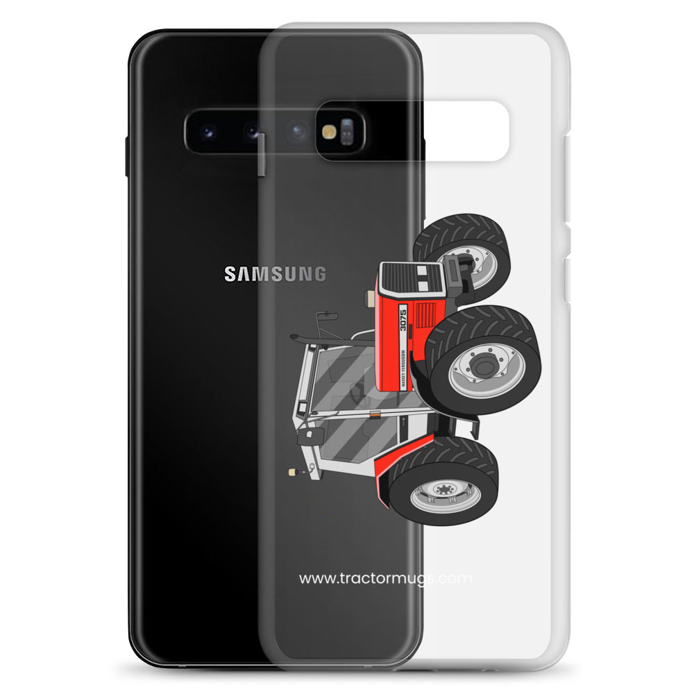 The Tractor Mugs Store Massey Ferguson 3075  |  Clear Case for Samsung® Quality Farmers Merch