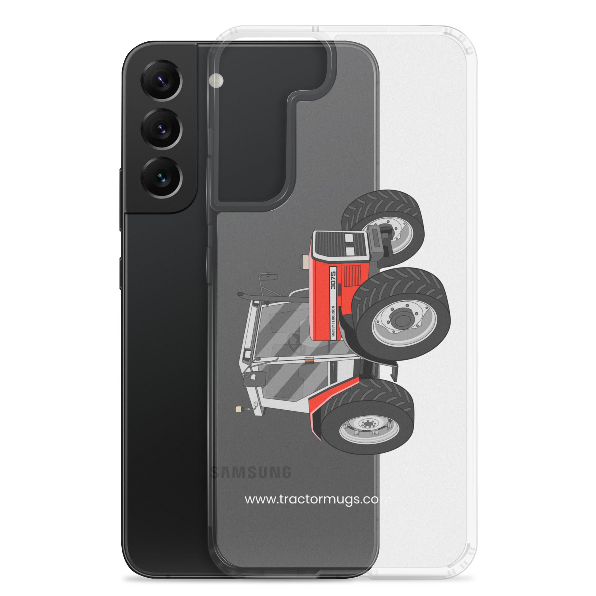 The Tractor Mugs Store Massey Ferguson 3075  |  Clear Case for Samsung® Quality Farmers Merch