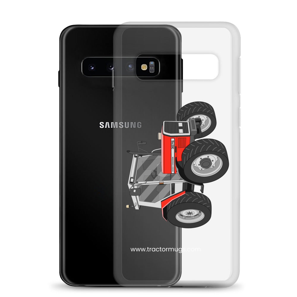 The Tractor Mugs Store Massey Ferguson 3075  |  Clear Case for Samsung® Quality Farmers Merch