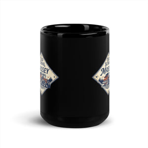 The Tractor Mugs Store Massey Ferguson 3075 OLD SCHOOL MASSEY Heritage | Black Mug Quality Farmers Merch
