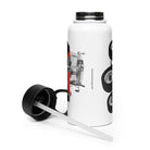 The Tractor Mugs Store Massey Ferguson 3075  | Stainless steel water bottle with a straw lid Quality Farmers Merch