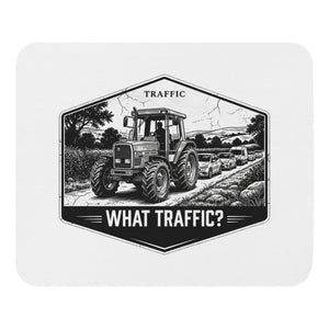 The Tractor Mugs Store Massey Ferguson 3075 TRAFFIC WHAT TRAFFIC? Moose | Mouse Mat Quality Farmers Merch
