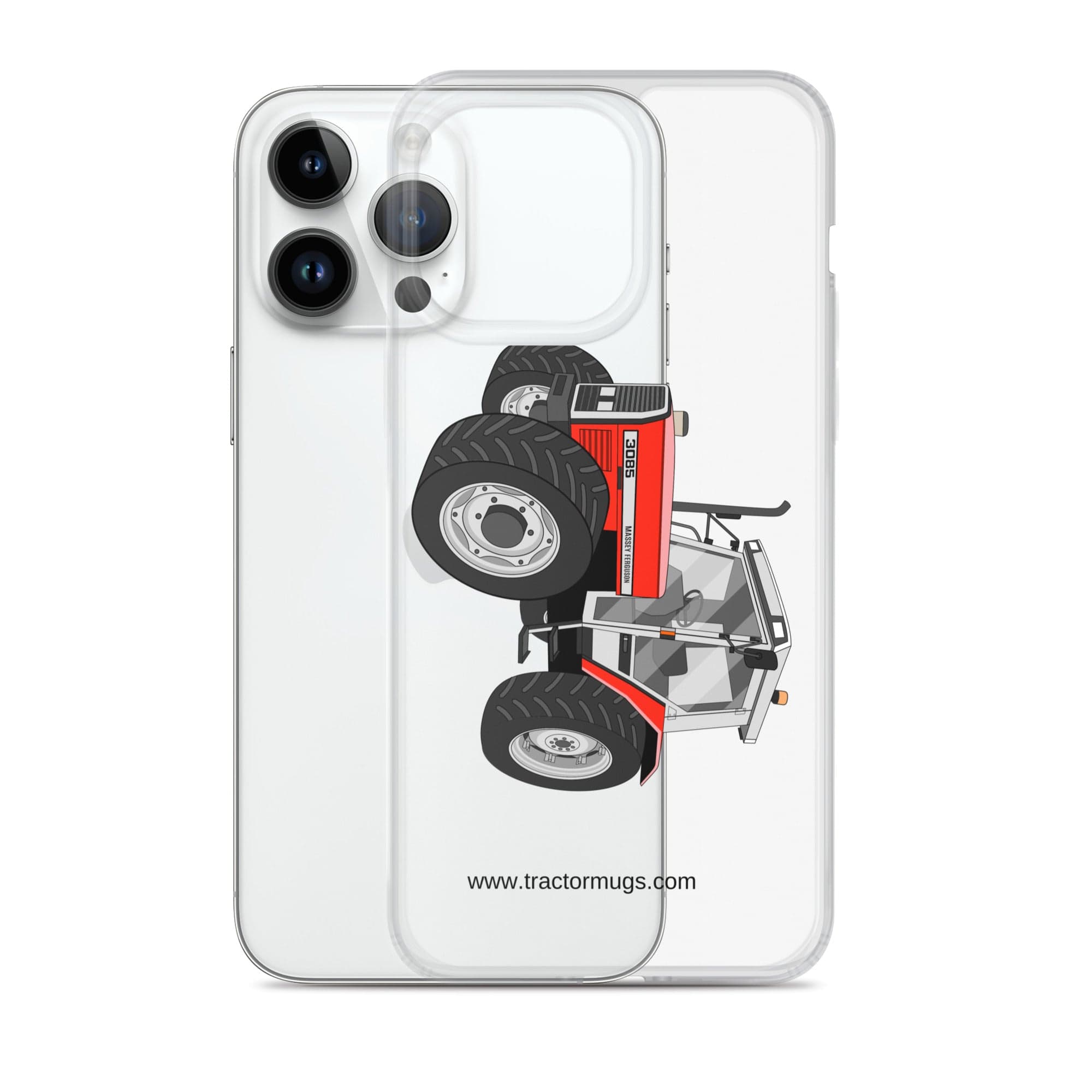 The Tractor Mugs Store Massey Ferguson 3085 |  Clear Case for iPhone® Quality Farmers Merch