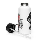 The Tractor Mugs Store Massey Ferguson 3085   | Stainless steel water bottle with a straw lid Quality Farmers Merch