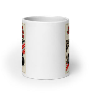 The Tractor Mugs Store Massey Ferguson 3095 | White Glossy Mug Quality Farmers Merch