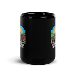 The Tractor Mugs Store Massey Ferguson 35X OLD SCHOOL MASSEY Bright | Black Mug Quality Farmers Merch