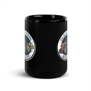 The Tractor Mugs Store Massey Ferguson 35X OLD SCHOOL MASSEY Engraving | Black Mug Quality Farmers Merch