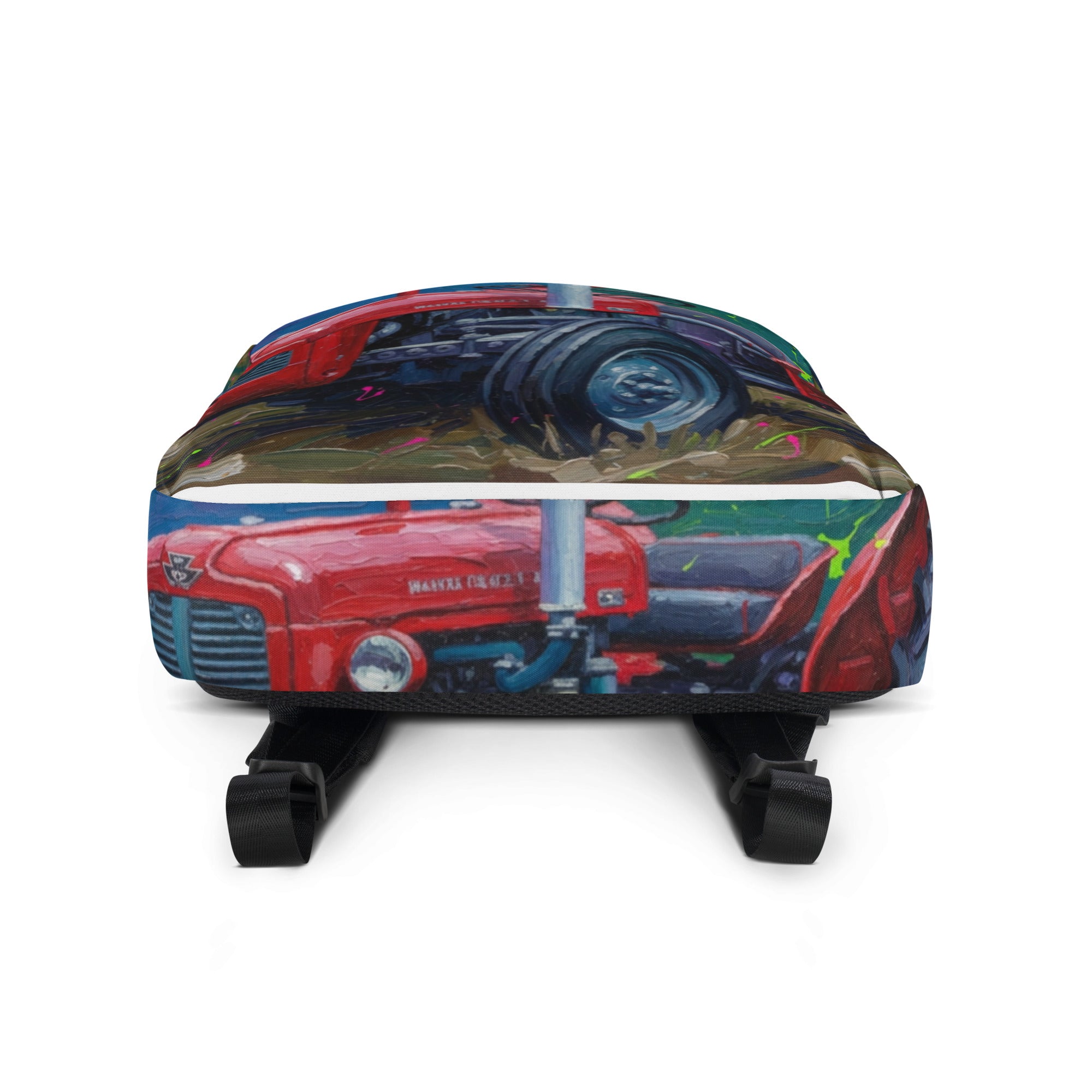 The Tractor Mugs Store Massey Ferguson 35X Splash Art | Backpack Quality Farmers Merch