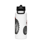 The Tractor Mugs Store Massey Ferguson 35X | Stainless steel water bottle with a straw lid Quality Farmers Merch