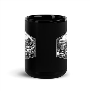 The Tractor Mugs Store Massey Ferguson 35X TRAFFIC WHAT TRAFFIC? Moose | Black Mug Quality Farmers Merch