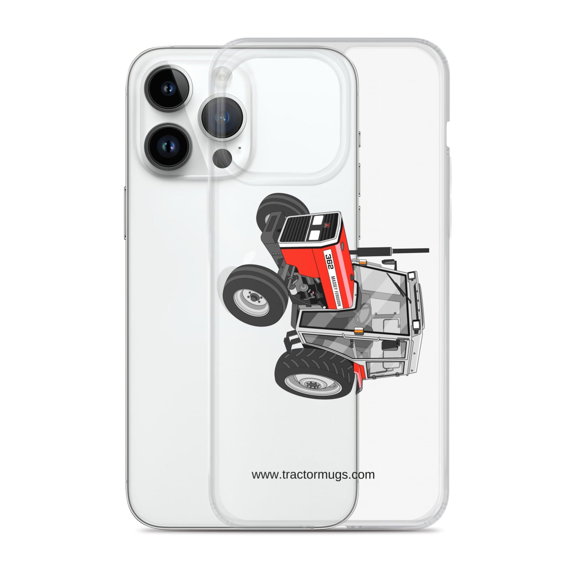 The Tractor Mugs Store Massey Ferguson 362 | Clear Case for iPhone® Quality Farmers Merch