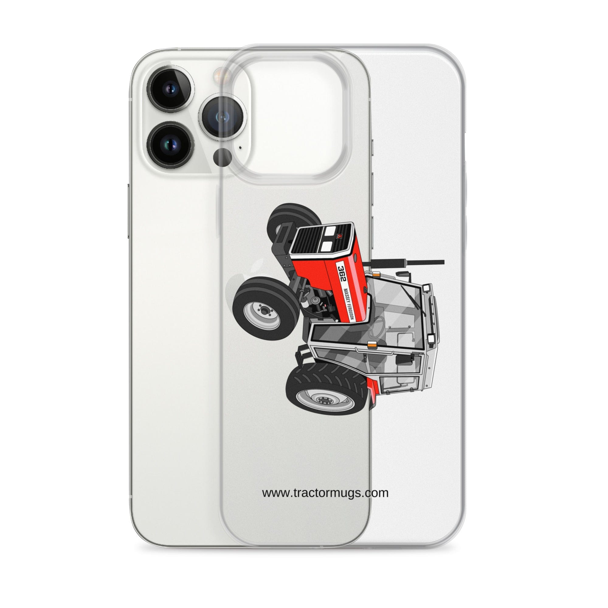 The Tractor Mugs Store Massey Ferguson 362 | Clear Case for iPhone® Quality Farmers Merch
