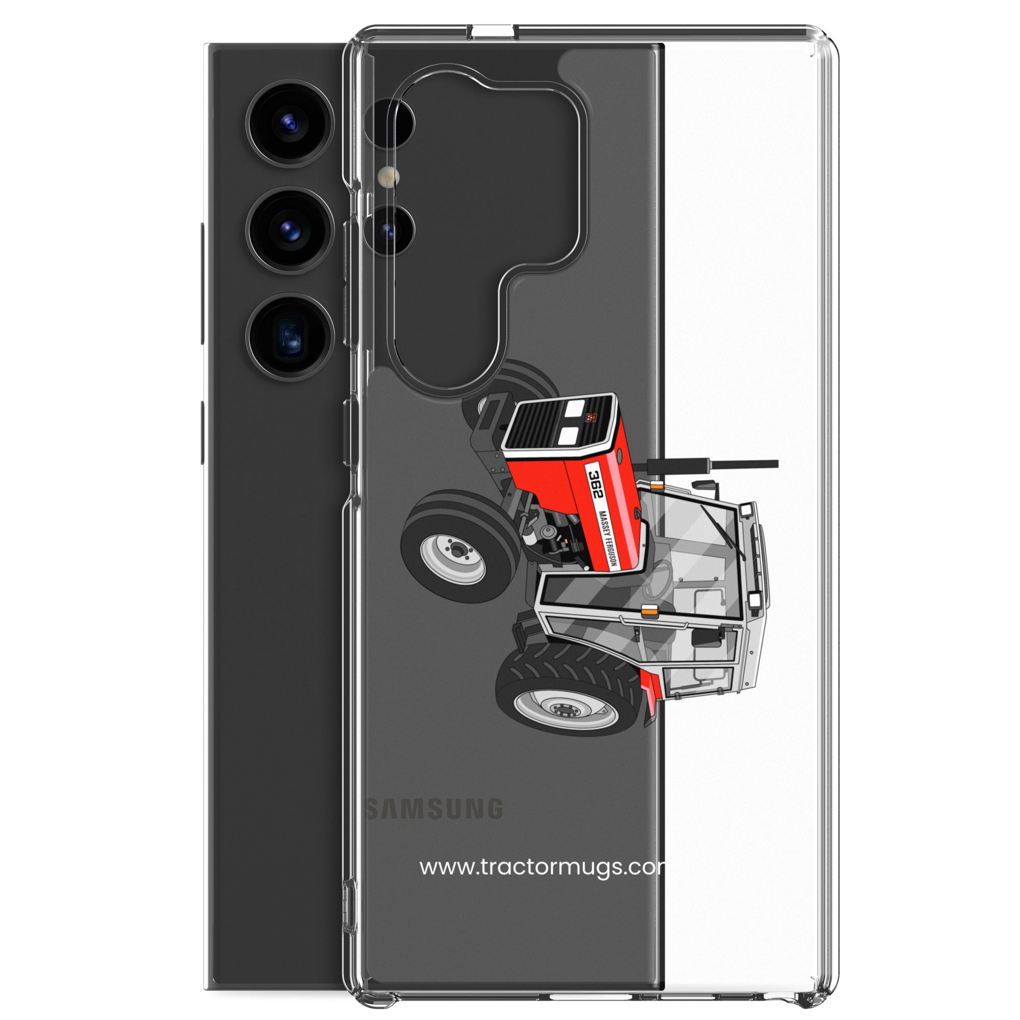 The Tractor Mugs Store Massey Ferguson 362 | Clear Case for Samsung® Quality Farmers Merch