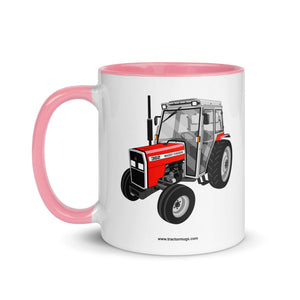 The Tractor Mugs Store Massey Ferguson 362 | Mug with Color Inside Quality Farmers Merch