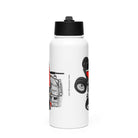 The Tractor Mugs Store Massey Ferguson 362 | Stainless steel water bottle with a straw lid Quality Farmers Merch