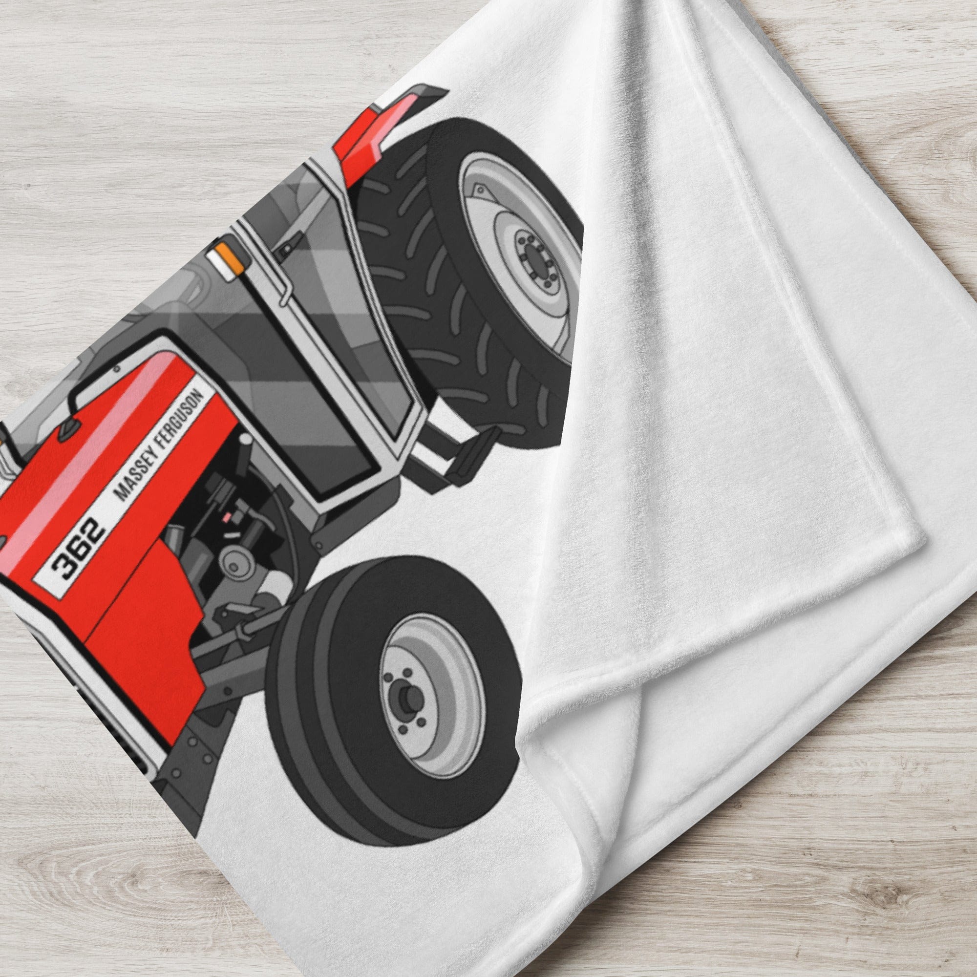 The Tractor Mugs Store Massey Ferguson 362 | Throw Blanket Quality Farmers Merch