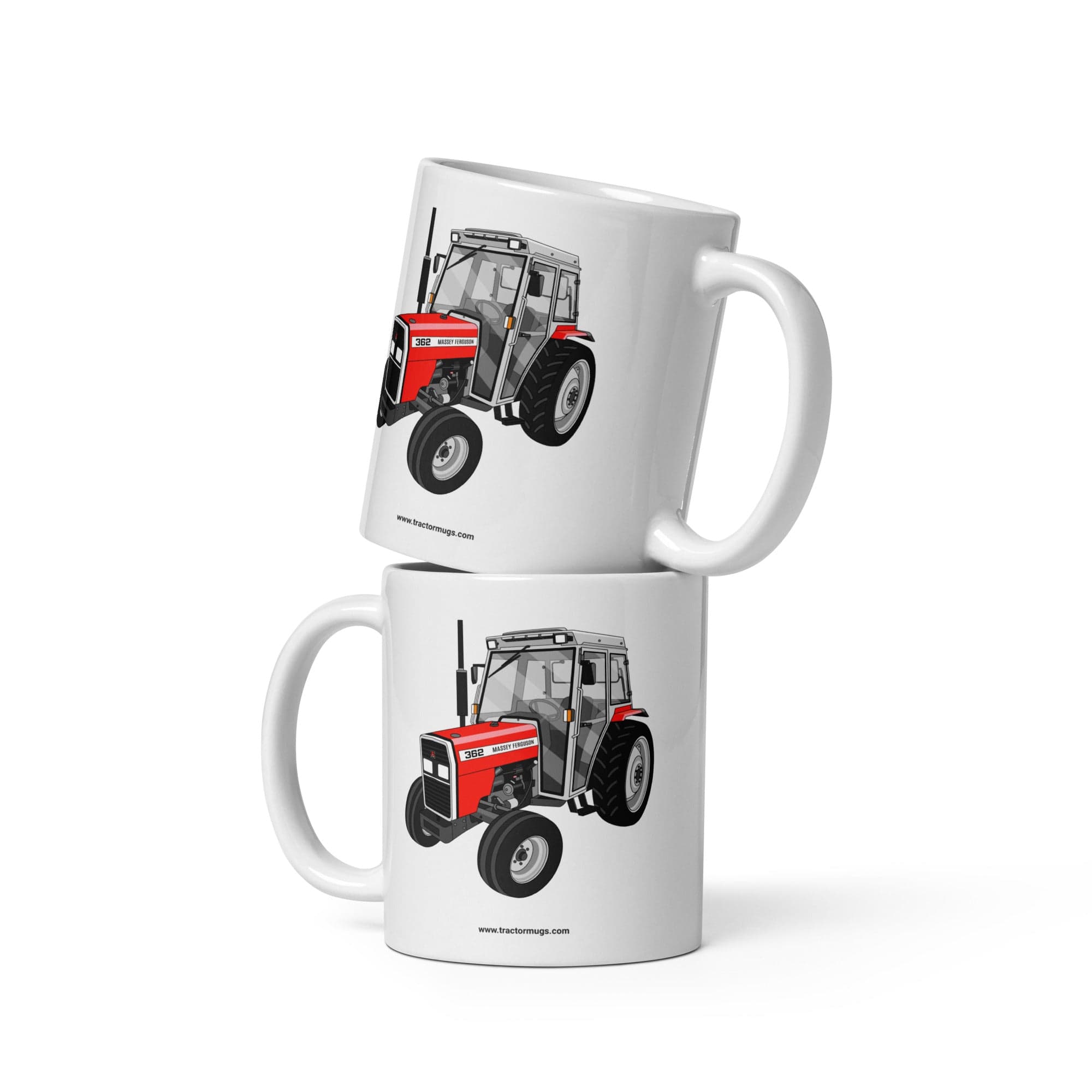 The Tractor Mugs Store Massey Ferguson 362 | White glossy mug Quality Farmers Merch